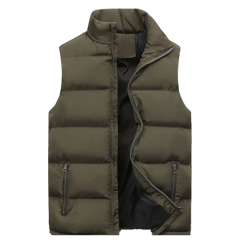 Bjarne Men's Padded Vest with Zipper, view 5 - Elena Harper