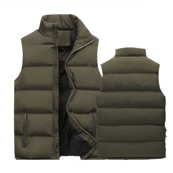 Bjarne Men's Padded Vest with Zipper, view 6 - Elena Harper