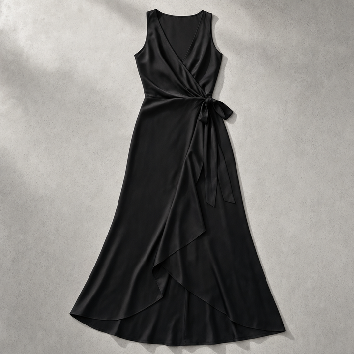 The Amalfi Wrap Maxi Dress