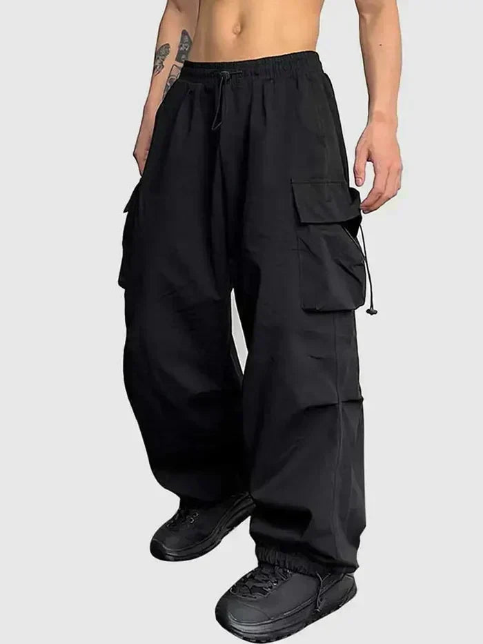 Michael | Men's Winter Wide Cargo Street Pants