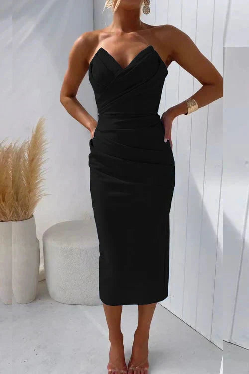 Florence | Backless Midi Dress
