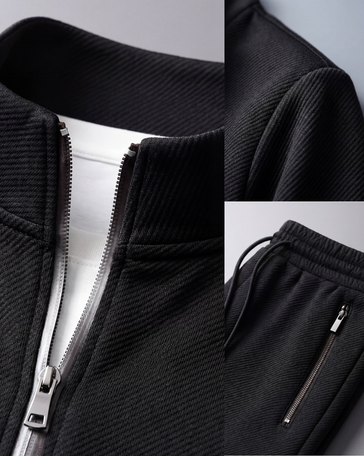 Evangelos Comfortable Tracksuit Set, view 7 - Elena Harper