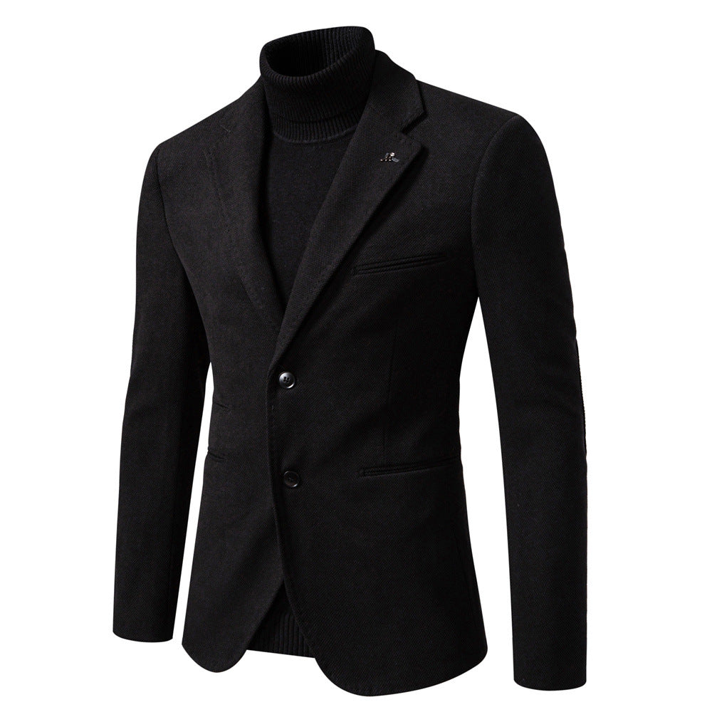 Men's Fitted Two-Button Blazer