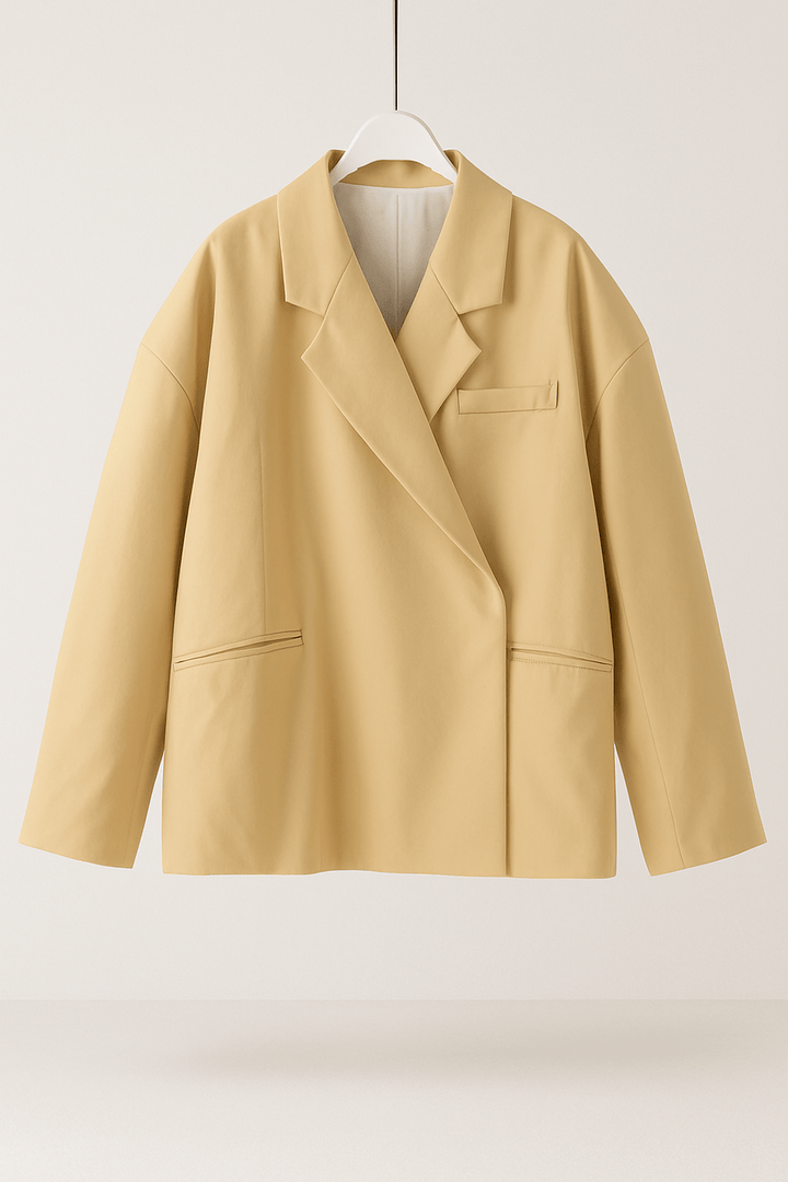 Oversized Blazer for Women with Lapels - Maja