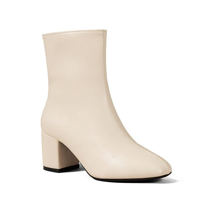 Block Heel Ankle Boots for Women
