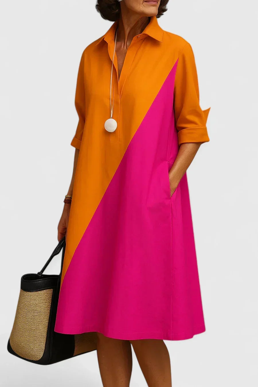 Auryzzella Elegant Midi Dress - Elena Harper