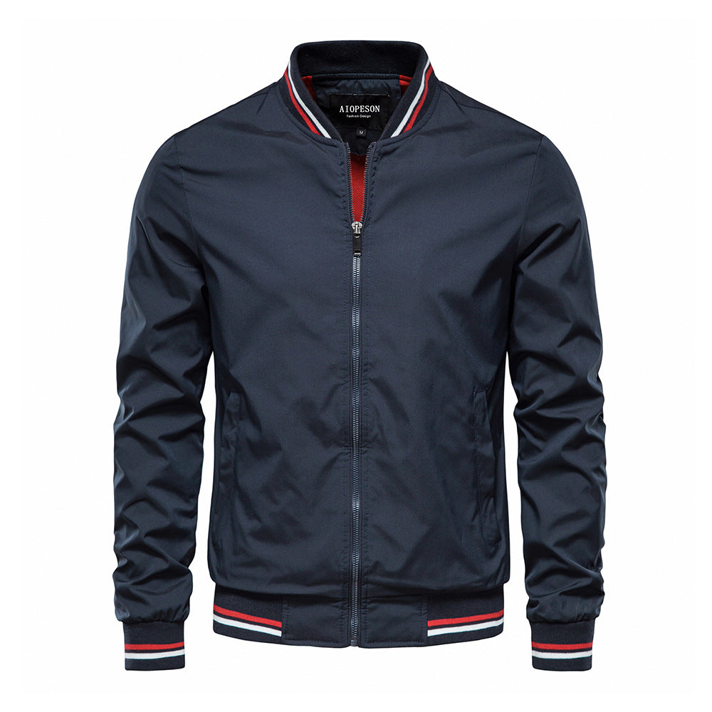 Classic Zip-Up Men's Bomber Jacket