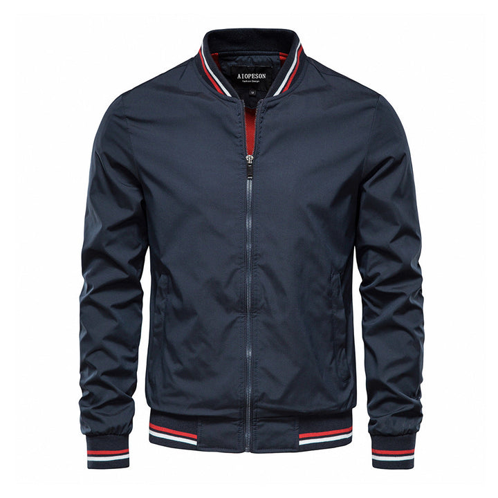 Classic Zip-Up Men's Bomber Jacket