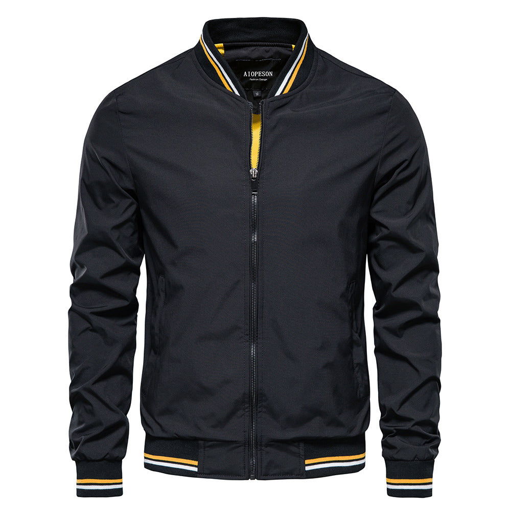 Classic Zip-Up Men's Bomber Jacket