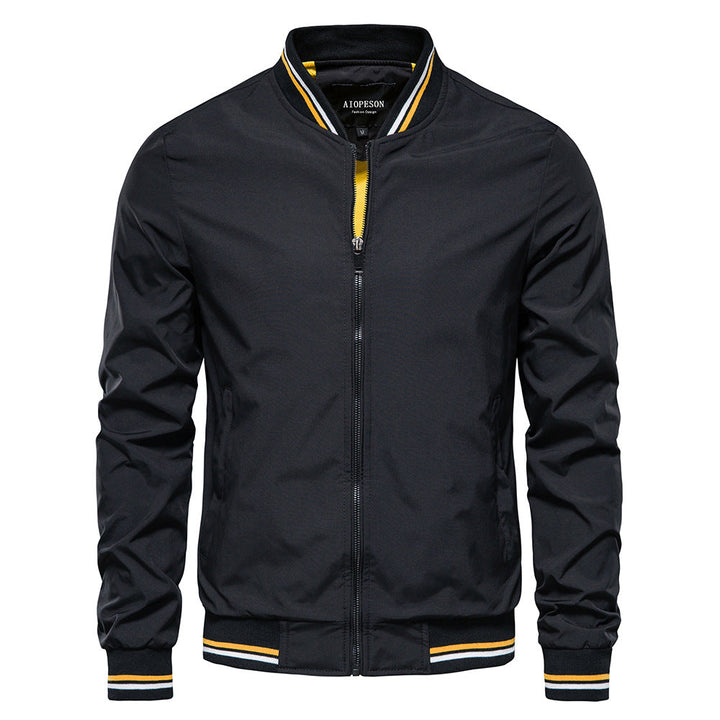 Classic Zip-Up Men's Bomber Jacket