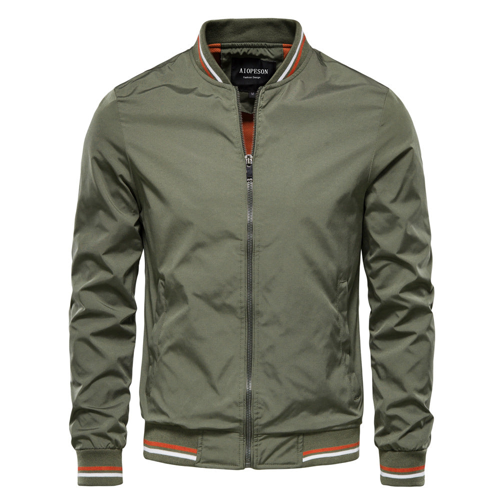 Classic Zip-Up Men's Bomber Jacket
