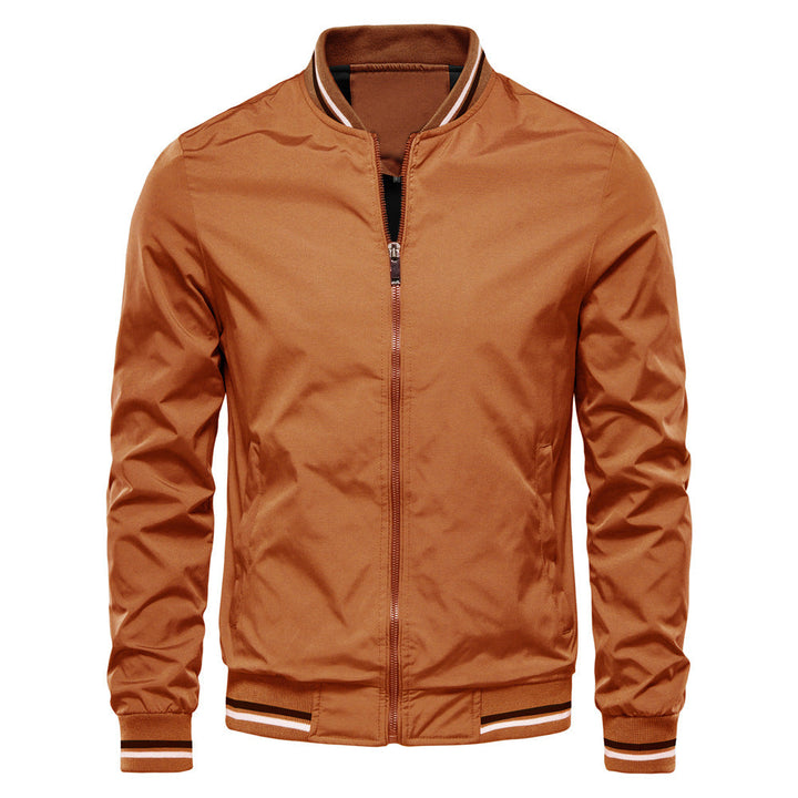 Classic Zip-Up Men's Bomber Jacket