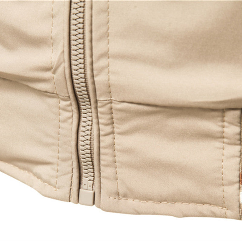 Classic Zip-Up Men's Bomber Jacket