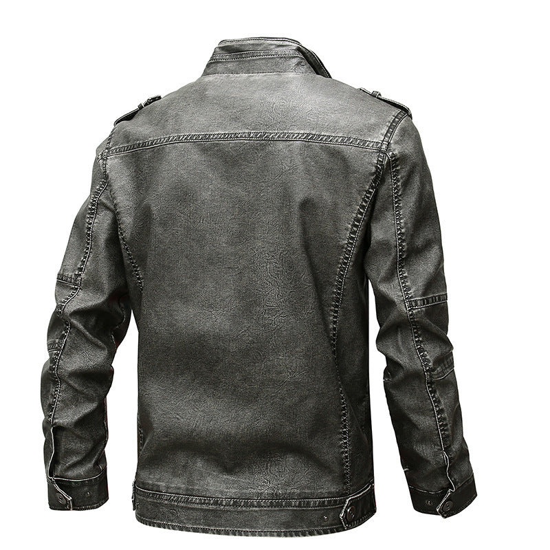 Men's Zip-Up Multi-Pocket Jacket