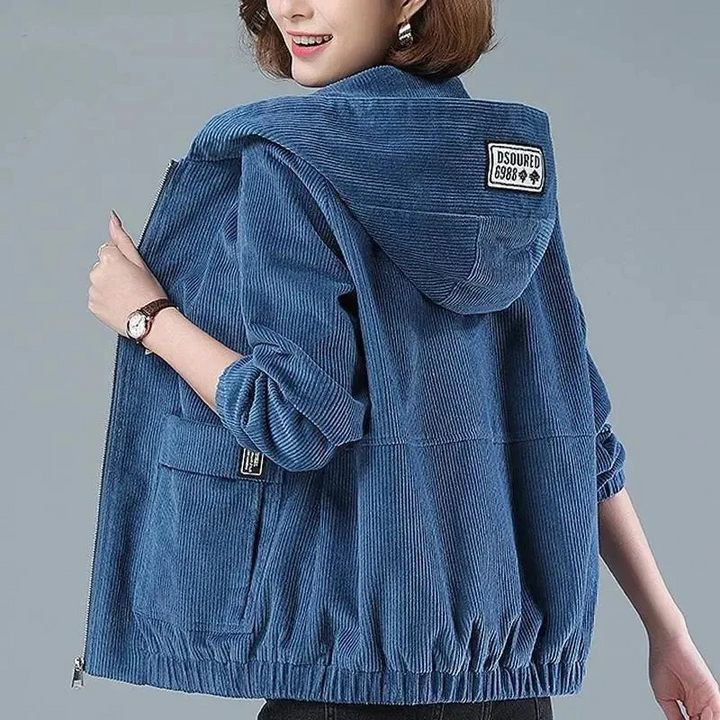 Nives Cozy Corduroy Jacket, view 3 - Elena Harper
