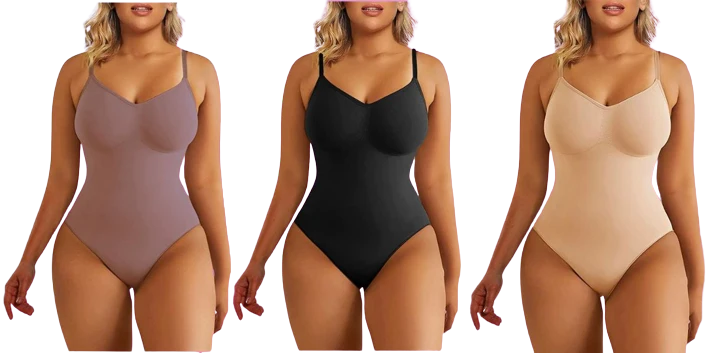 Shapewear Bodysuit String Shaper, view 10 - Elena Harper