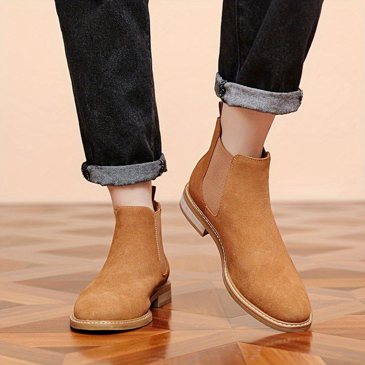 Men's Chelsea Ankle Boots with Elastic