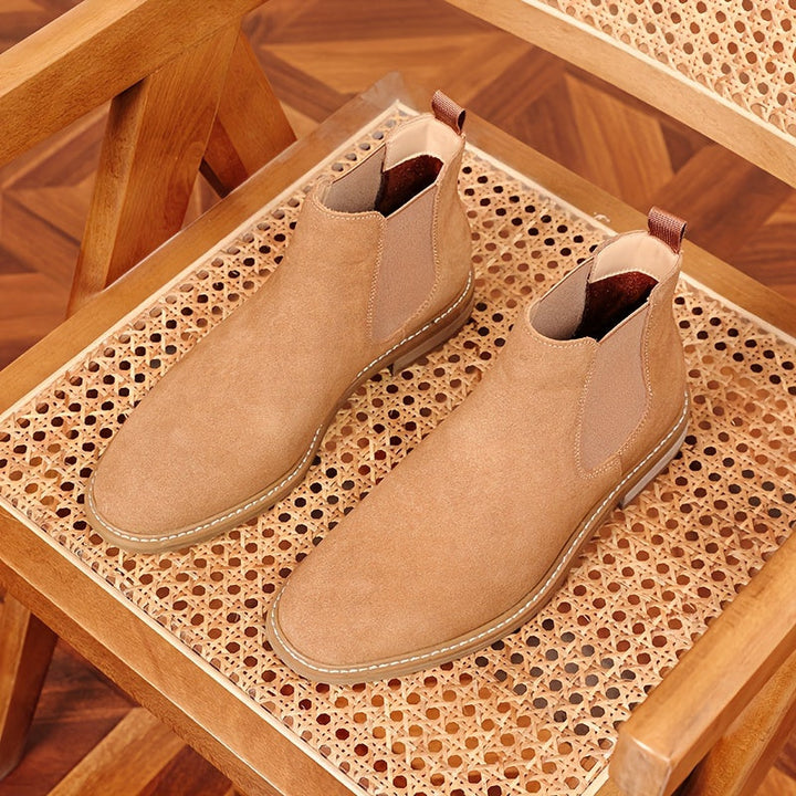 Men's Chelsea Ankle Boots with Elastic