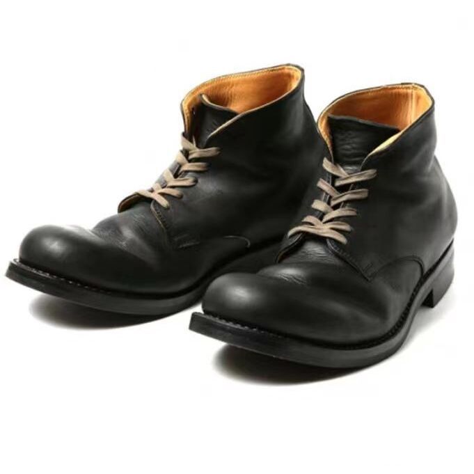 Men's Leather Lace-Up Ankle Boots