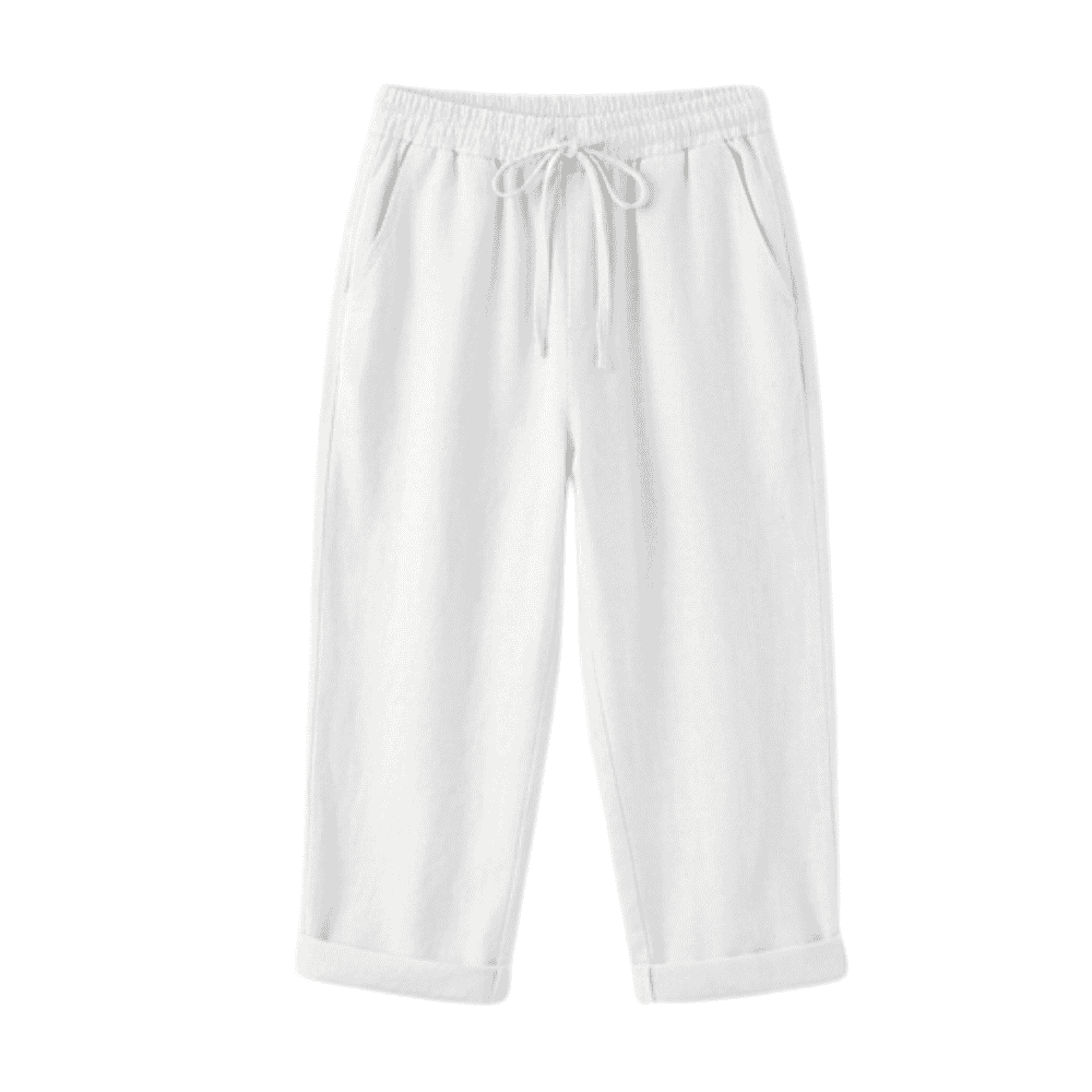 Brisella Breathable Drawstring Capris - Elena Harper