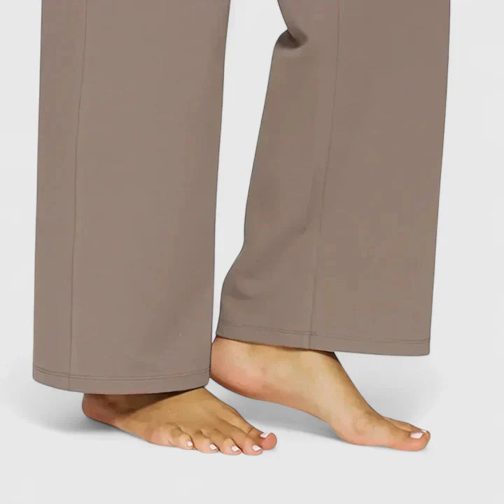 Nadine | Women's Wide Lounge Pants with Stretch Waistband