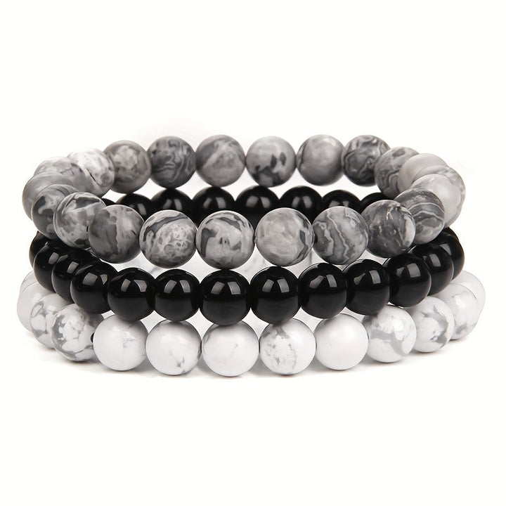 Men's Elastic Bead Bracelets