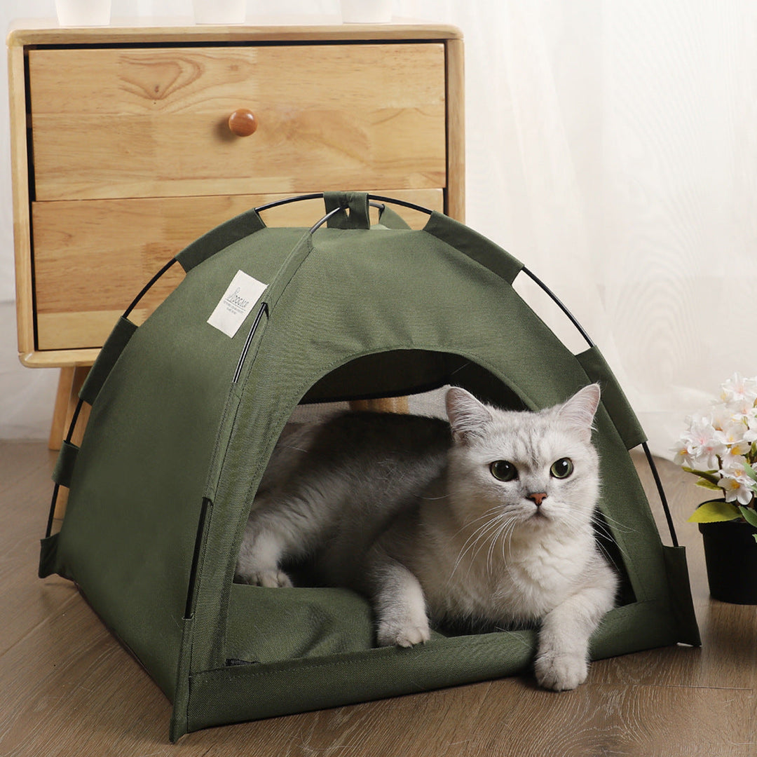 Pet's Cooling Cat Tent – Breathable & Cozy Retreat