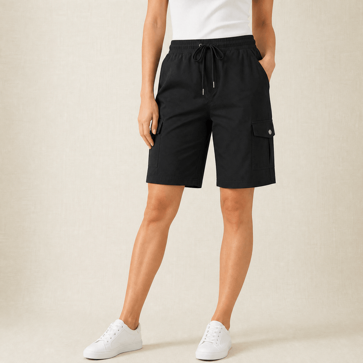 Breezella Lightweight Quick-Dry Cargo Shorts - Elena Harper