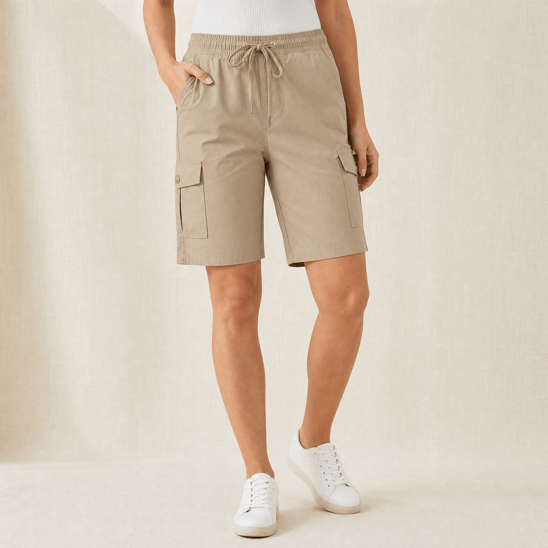 Breezella Lightweight Quick-Dry Cargo Shorts - Elena Harper