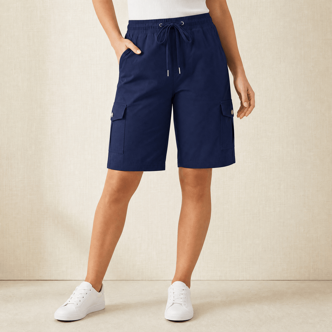 Breezella Lightweight Quick-Dry Cargo Shorts - Elena Harper