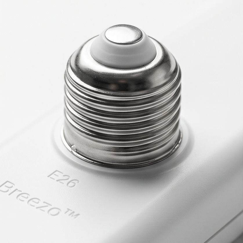 Breezo Screw-In Ceiling Fan with LED Light - Elena Harper