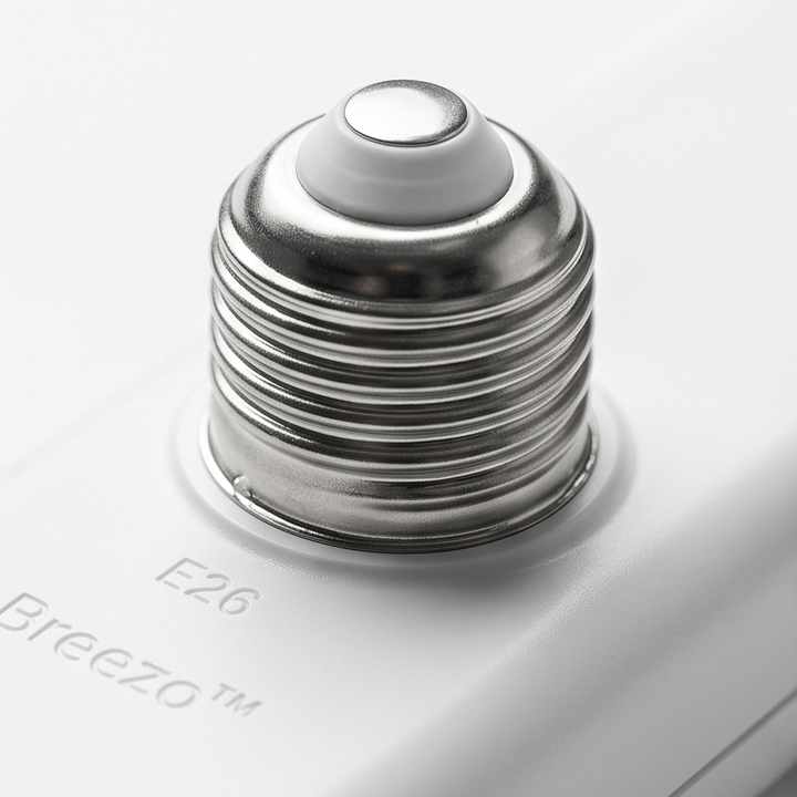 Breezo Screw-In Ceiling Fan with LED Light - Elena Harper
