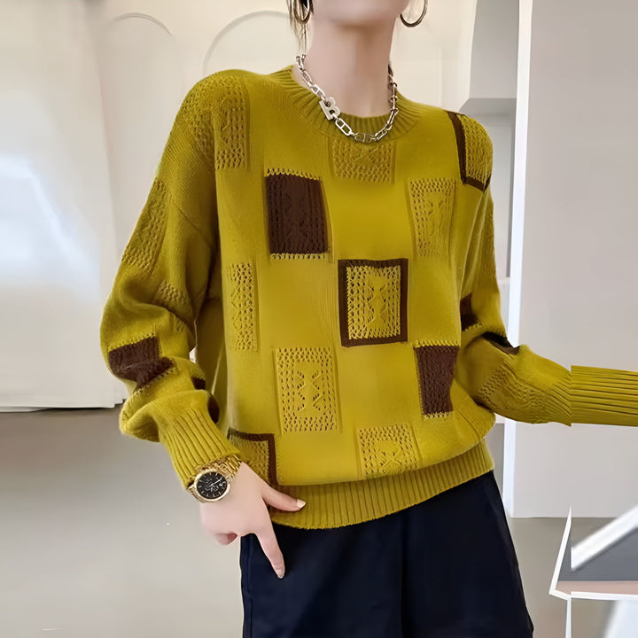 Alida™ – Elegant Knit Sweatshirt