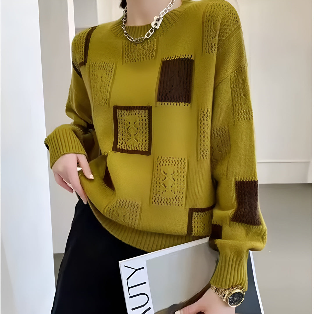 Alida™ – Elegant Knit Sweatshirt