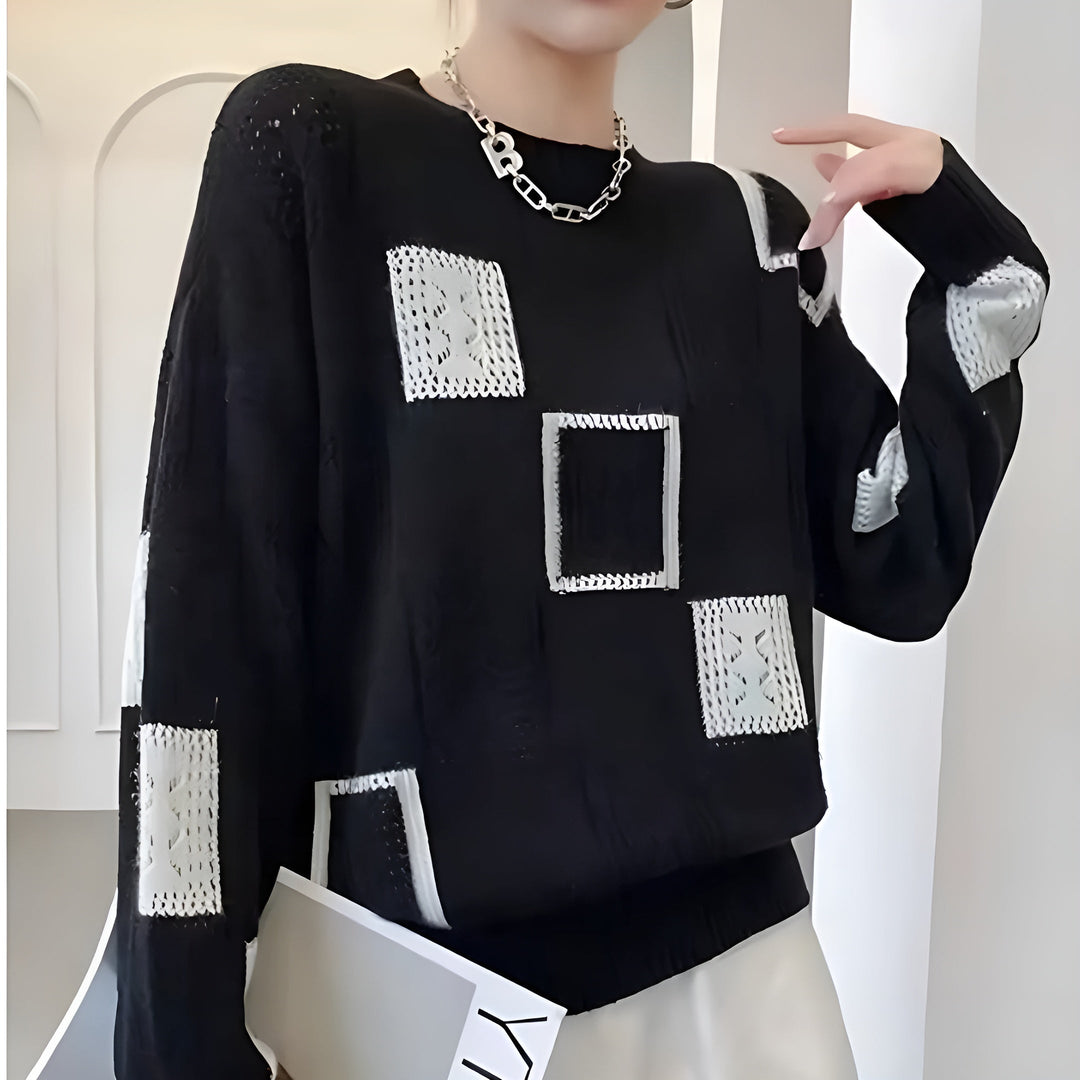 Alida™ – Elegant Knit Sweatshirt
