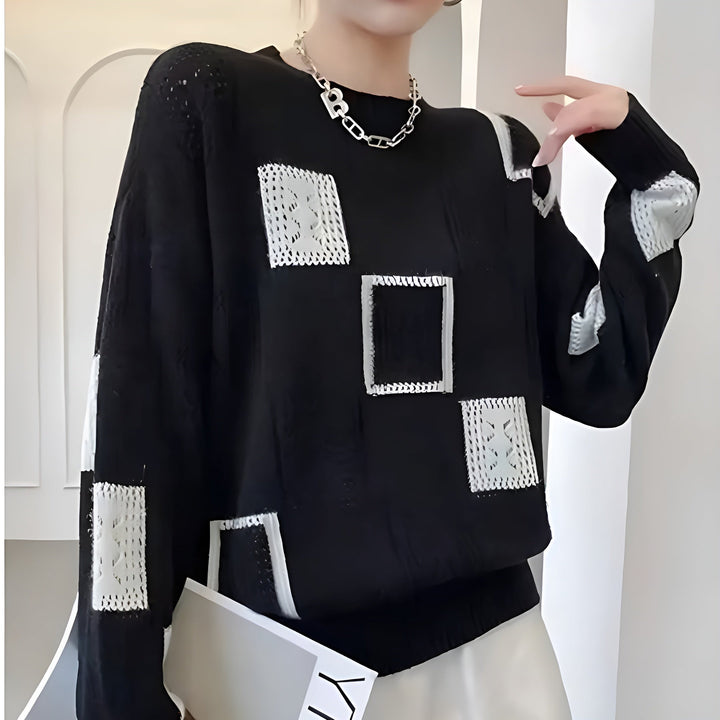 Alida™ – Elegant Knit Sweatshirt