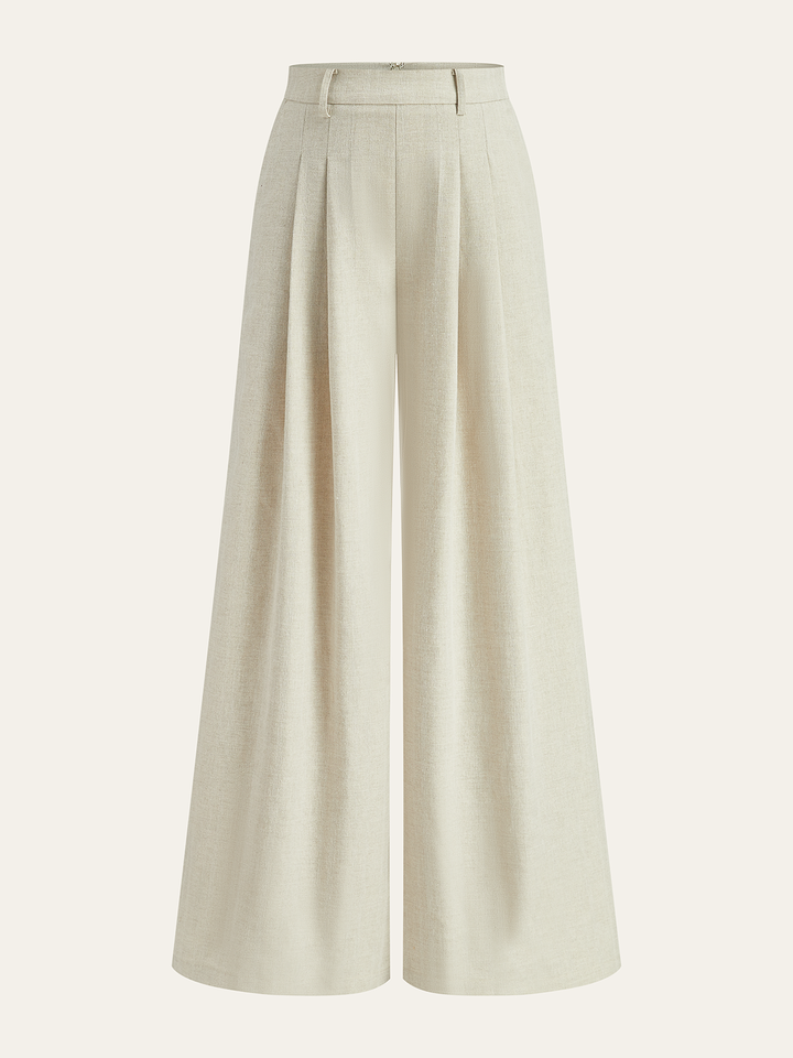 Ladies Wide Leg Casual Summer Pants