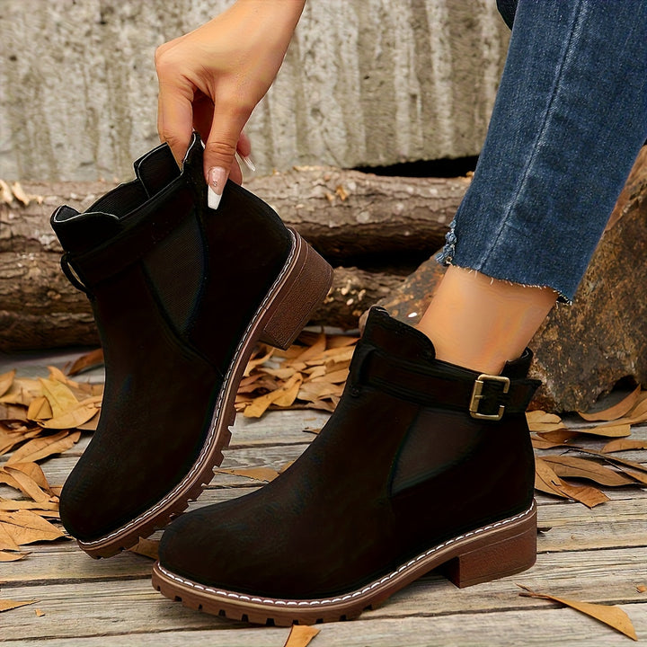 Véronique - Elegant Suede Chelsea Boots