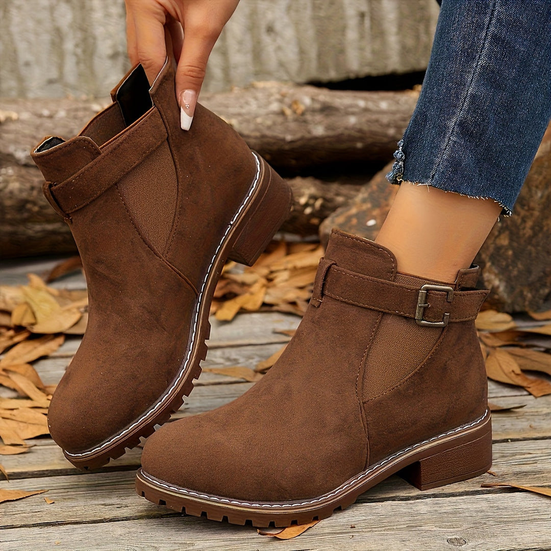 Véronique - Elegant Suede Chelsea Boots
