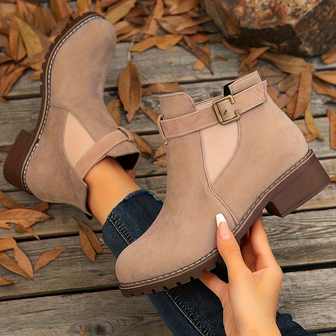 Véronique - Elegant Suede Chelsea Boots