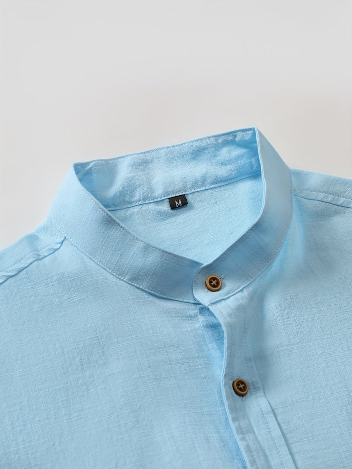 Tejada - Casual Cotton Shirt with Pocket