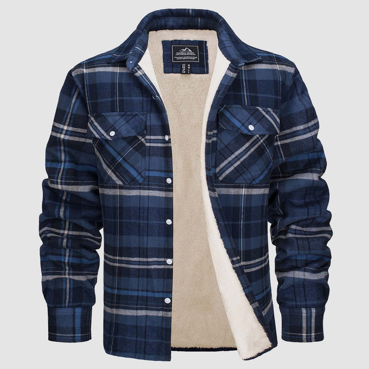 Arvid™ | Padded Check Shirt Jacket