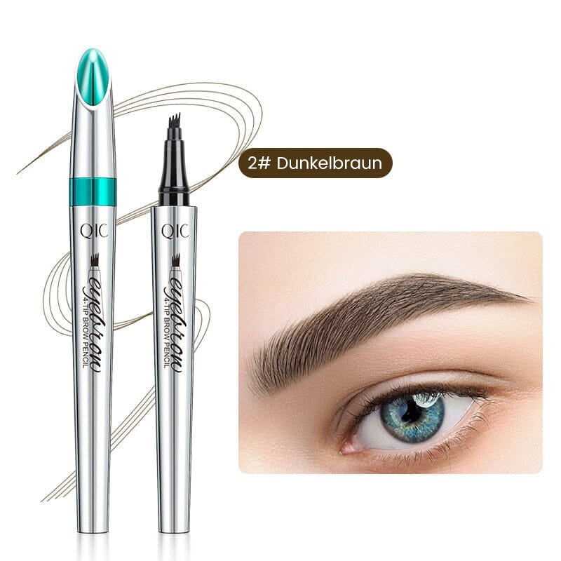 BrowSculpt™ – Waterproof 3D Eyebrow Pencil with Quad Tip for Precise Styling [50% Off]