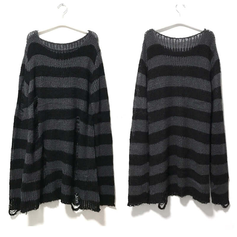 Women's Vintage Striped Autumn Sweater