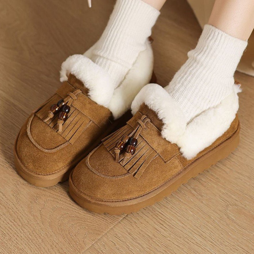 Eleanor | Luxurious and Cozy Women's Suede Loafers