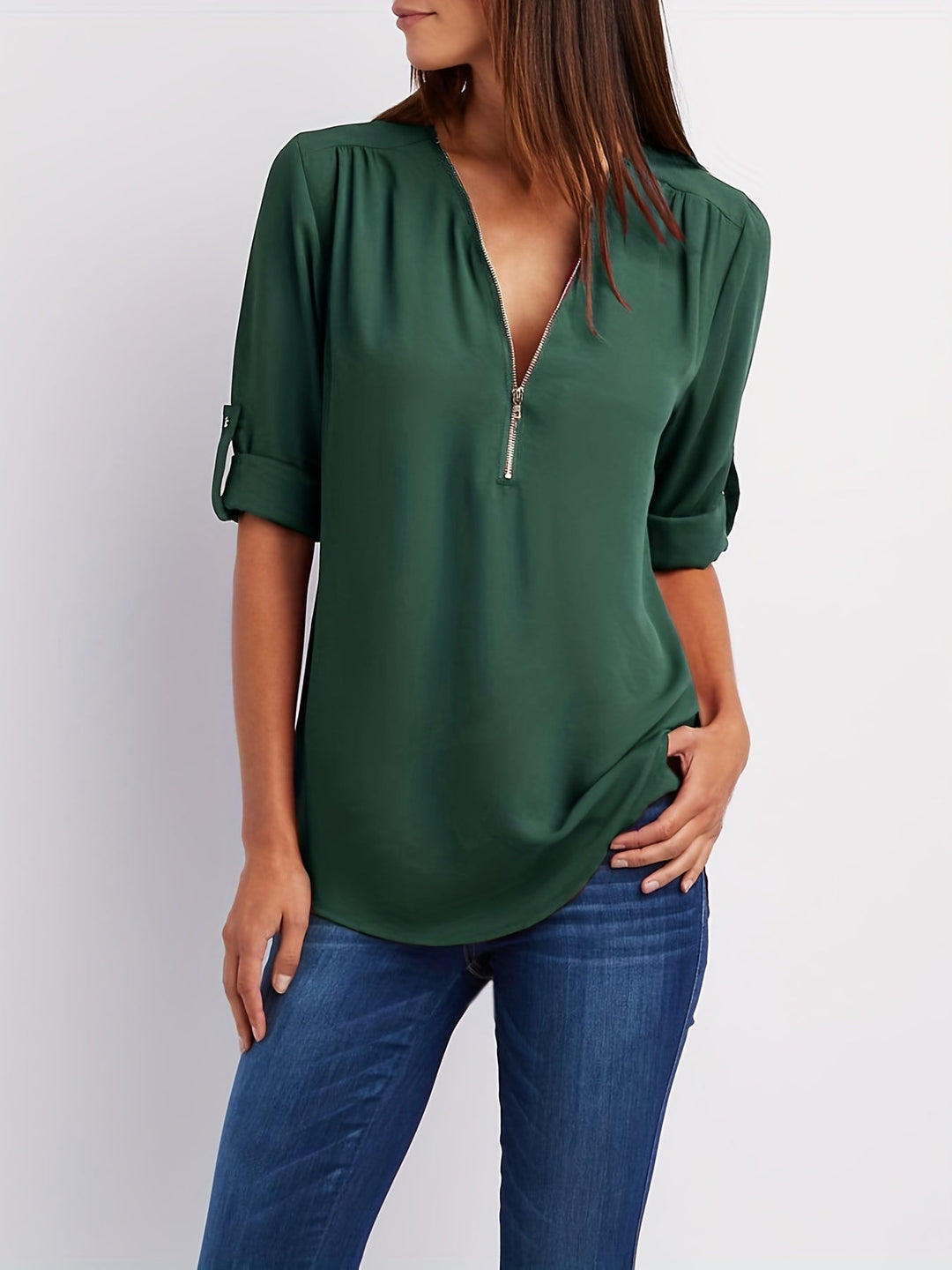 BLouse with Zipper for Women