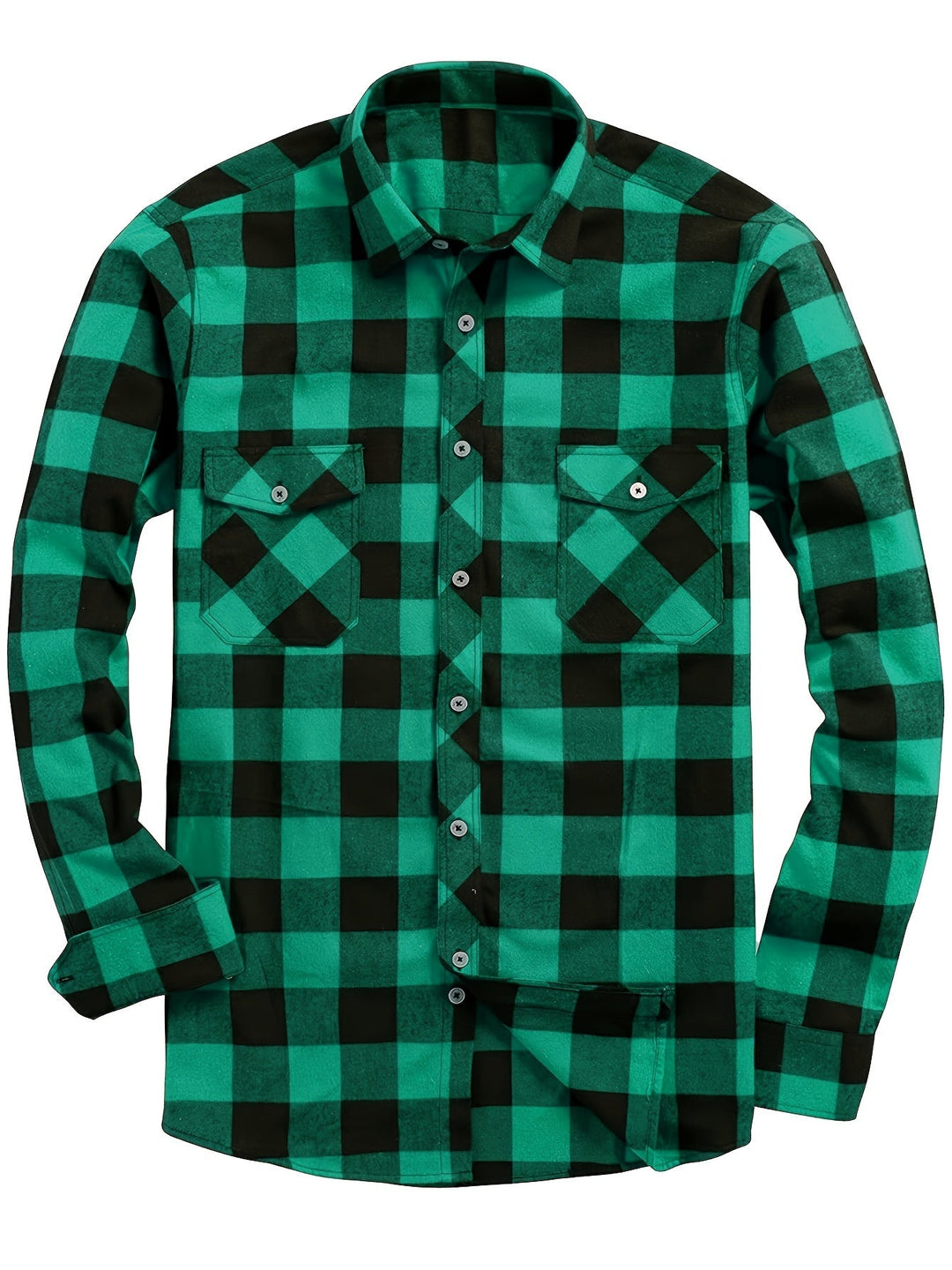 ELENA HARPER™  |  CHECKED SHIRT WITH BUTTONS FOR MEN