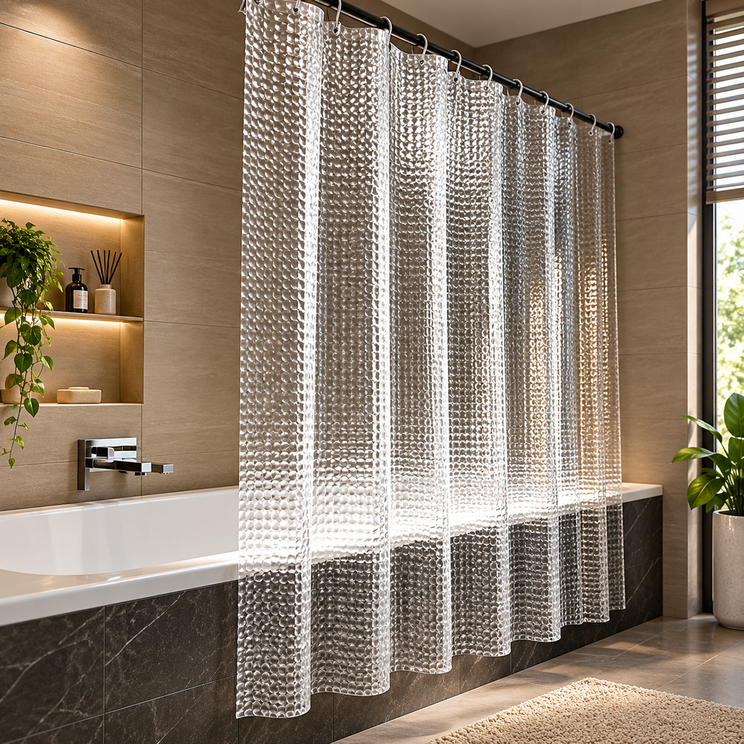 Dryhaven 3D Embossed Shower Curtain - Elena Harper