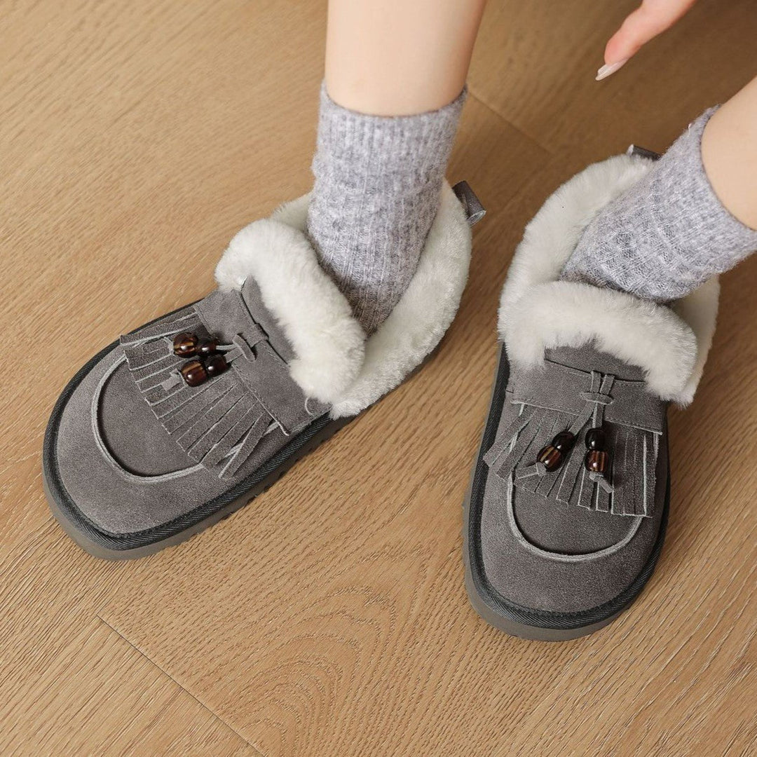Eleanor | Luxurious and Cozy Women's Suede Loafers