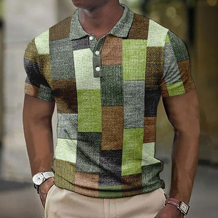 Elowen | Stylish Checkered Polo Shirt